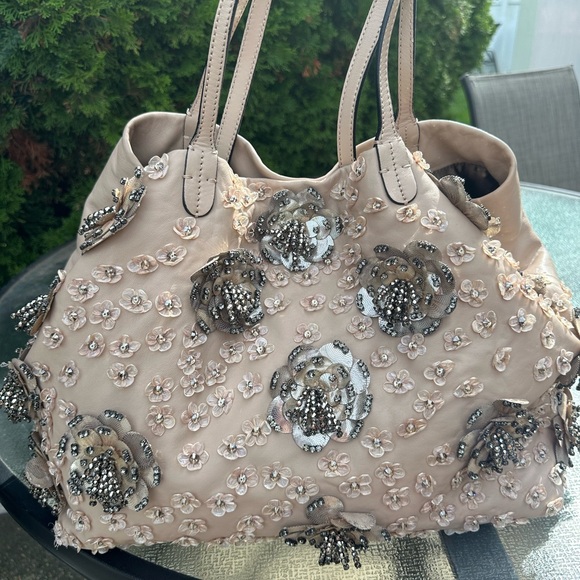 Valentino Metallic Gray Handbag - Picture 5 of 16